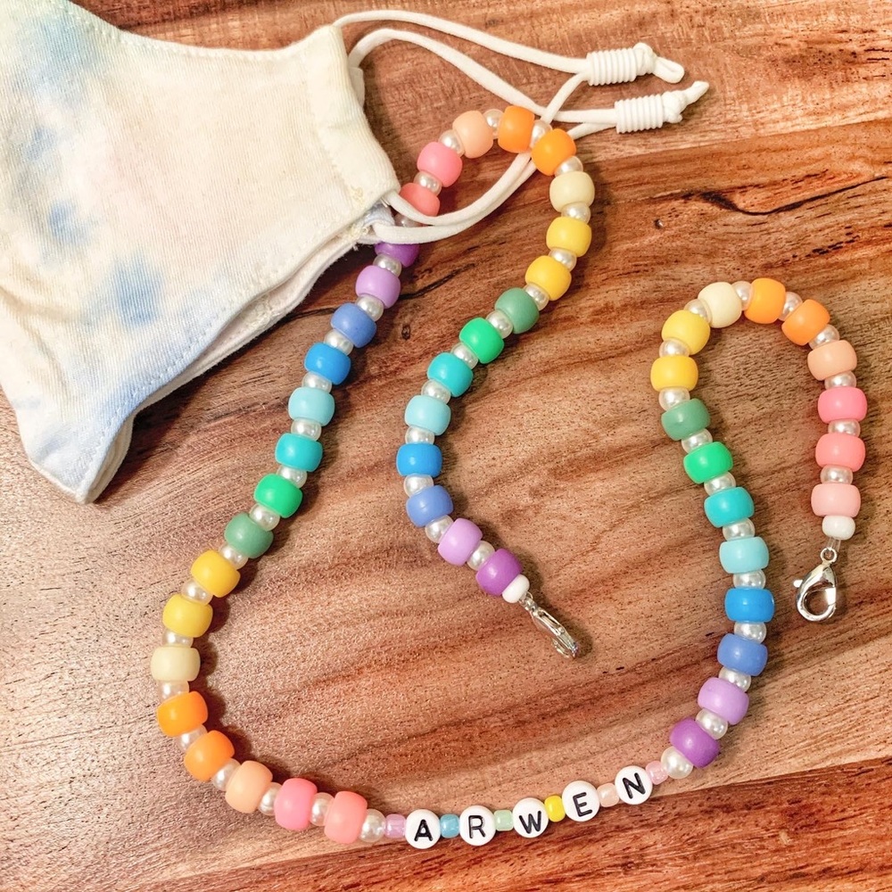 Custom Face Mask Chain / Holder / Necklace 😷